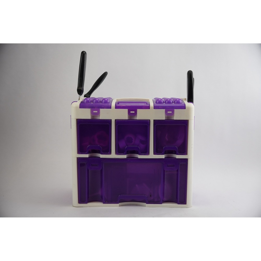 Wilton Ultimate Cake Decorating Tool Kit Caddy w/ Supplies Vintage Purple